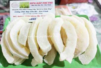 1KG MỨT DỪA SÁP LOẠI 1 VỊ LÁ DỨA