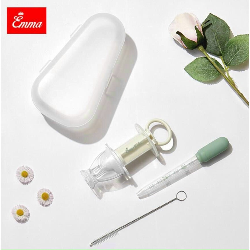 Bộ sản phẩm 3 chi tiết giúp bé uống thuốc , uống sữa một cách dễ dàng- Emma Kids