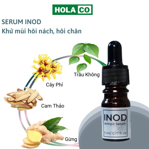 Combo 2  Chai Serum Inod Khử Hôi Nách, Khử Hôi Chân Huyền Phi