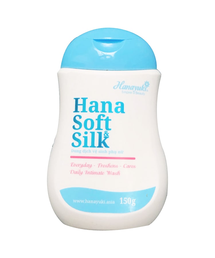 Dung dịch vệ sinh phụ nữ hana soft silk hanayuki 150ml