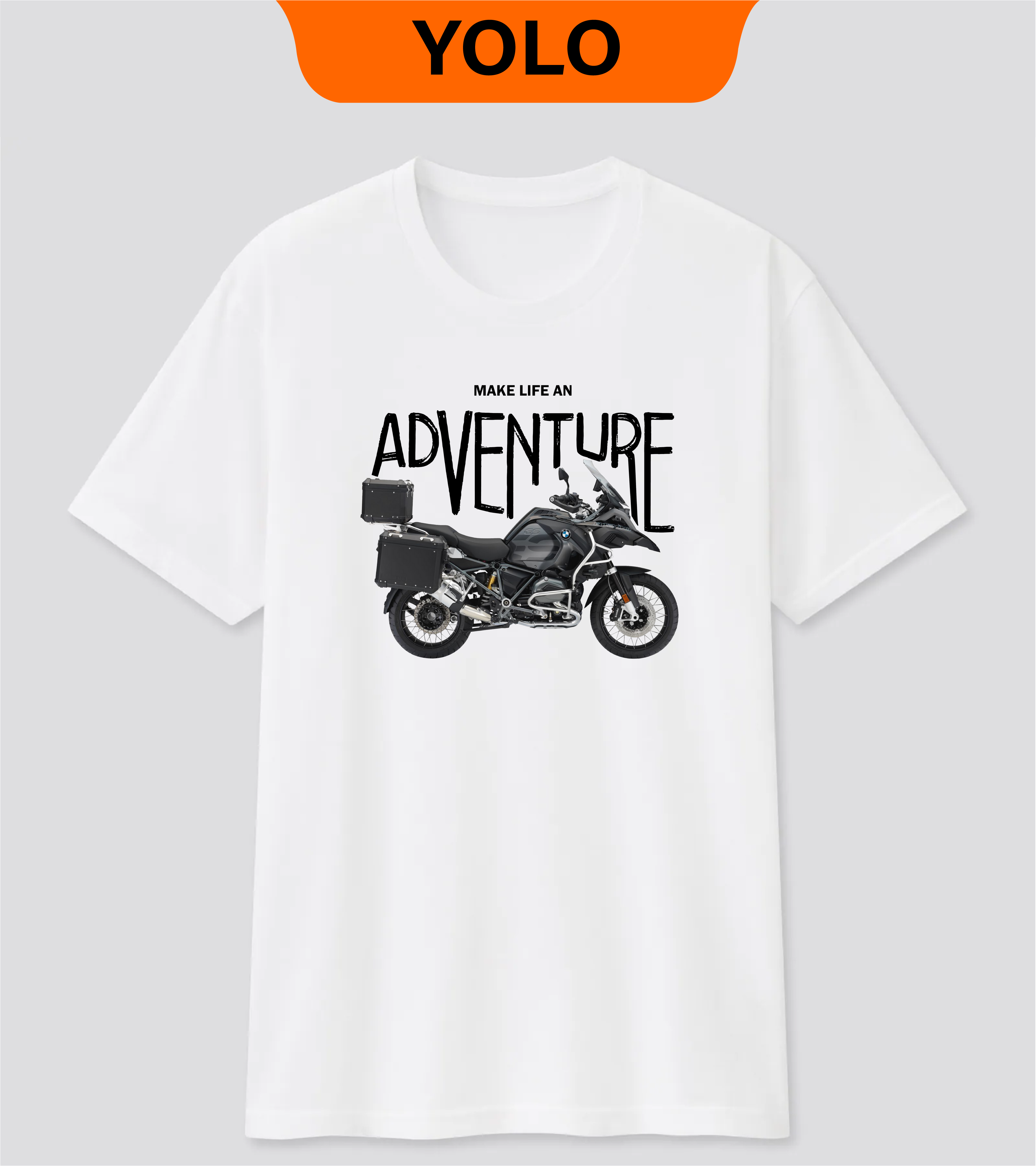 Áo thun nam cổ tròn bmw gs cao cấp,tshirt aventure