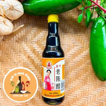 GIẤM ĐEN , GIẤM TRẦN TRUNG QUỐC HIỆU ÔNG GIÀ  - CHAI 420ML