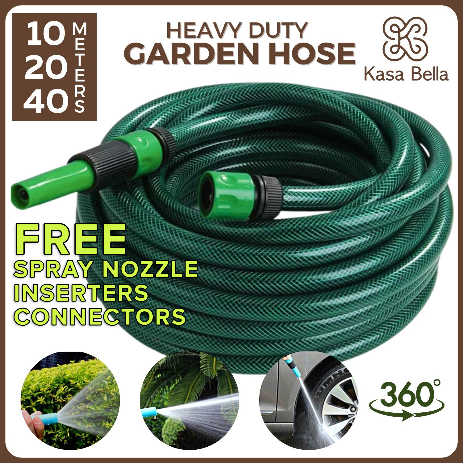 Mavel air hose reel 16 mtr 3/4 rubber, air/water, open - Auto
