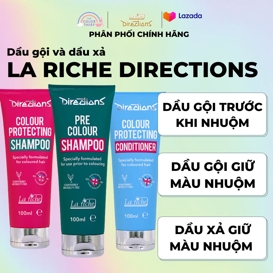 Dầu gội và dầu xả La Riche Directions