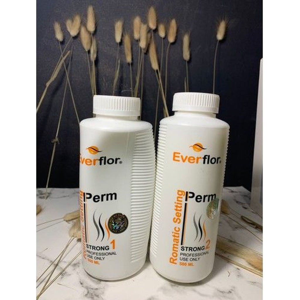 Cặp thuốc uốn nóng setting everflor 500ml*2
