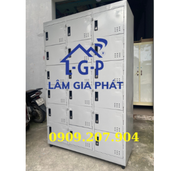 Tủ hồ sơ 18 cửa sơn tĩnh điện lưu trữ hồ sơ - vật dụng cá nhân tiện lợi