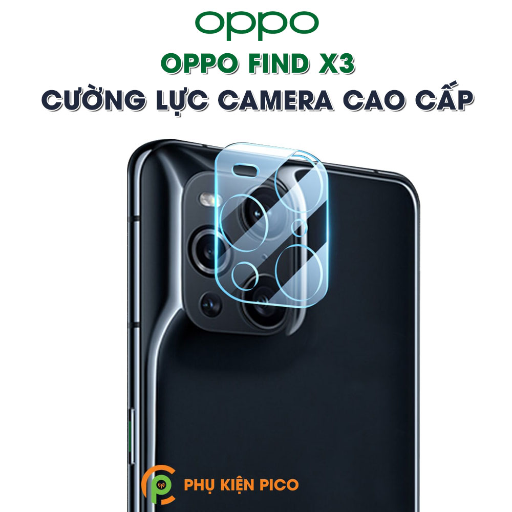 Cường lực camera Find X3 độ cứng 9H trong suốt - Dán camera Oppo Find X3