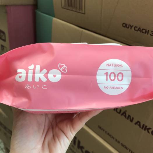 Khăn giấy ướt Aiko 100 tờ