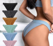 VIVENA Cotton Briefs: Sexy Plus Size Bikini Underwear #533