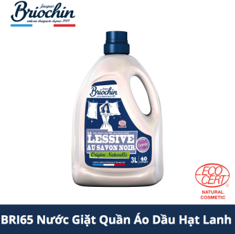 BRI 65 - Nước giặt quần áo dầu hạt lanh 3L Briochin nhập khẩu từ Pháp BRI65