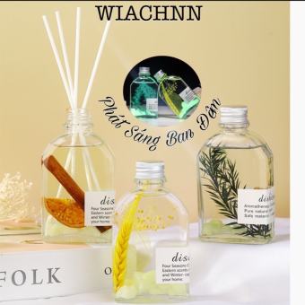 TINH DẦU THƠM PHÒNG THIÊN NHIÊN CHAI DẸT 100ML - TINH DẦU THƠM PHÒNG THIÊN NHIÊN PHÁT SÁNG HOA KHÔ VĨNH CỬU KHỬ MÙI CỰC TỐT, CHAI TO