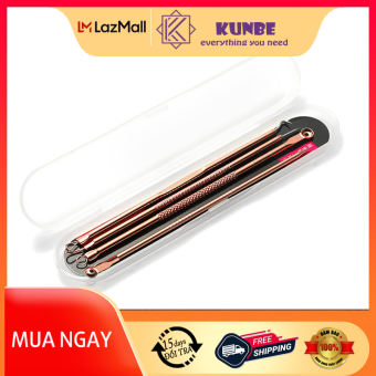 Bộ Nặn Mụn Chuyên Nghiệp 8 Đầu Đa Năng Tiện Dụng Bằng Thép Không Gỉ KUNBE, Dụng Cụ Nặn Mụn Trứng Cá, Mụn Đầu Đen