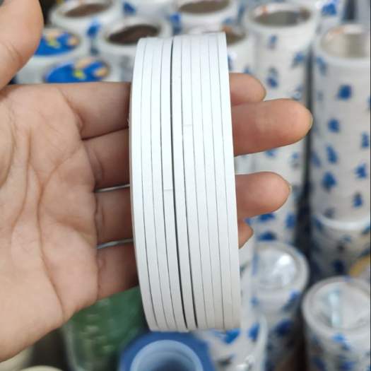 Băng dính hai mặt, Băng keo hai mặt rộng 3mm | dùng dán giấy, hỗ trợ đính hạt đá