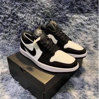 Giày Nike Jordan Cổ Thấp Panda , Jd1 Cổ Thấp, Unisex Hoot Bản Đẹp Full boxx Full sz Nam Nữ