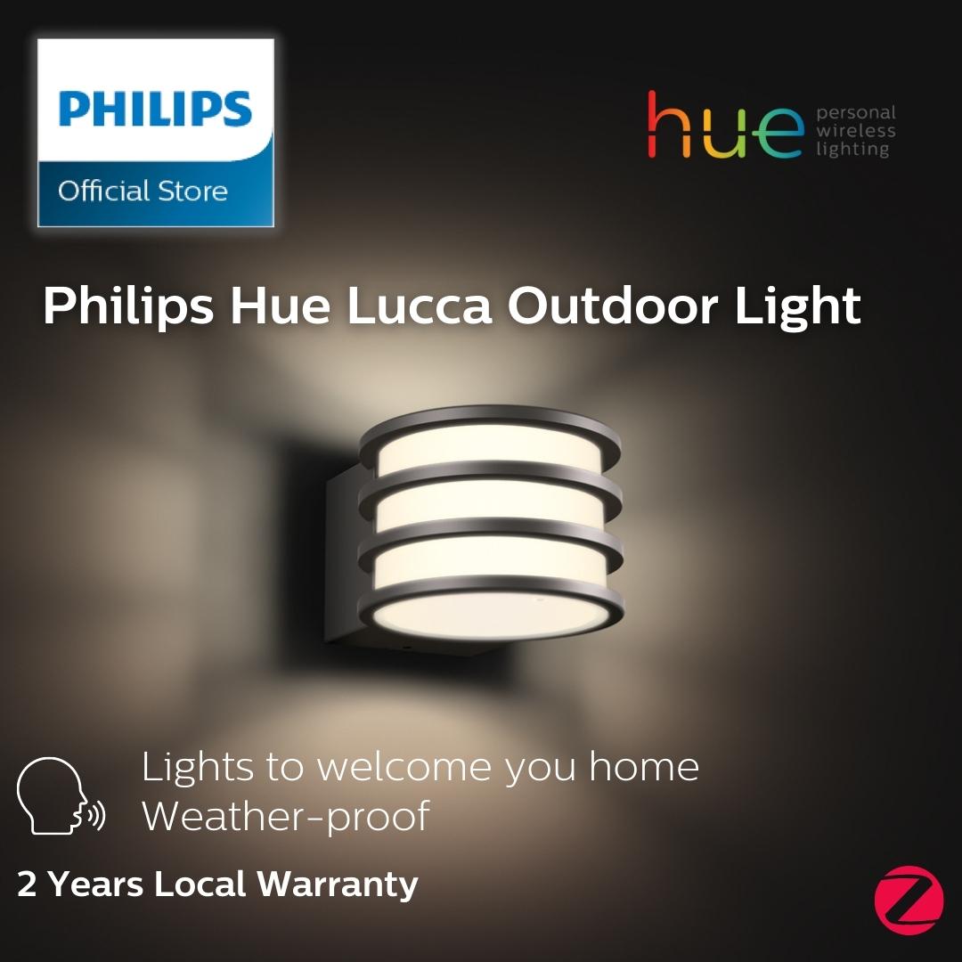 philips racoon led wall light with pir