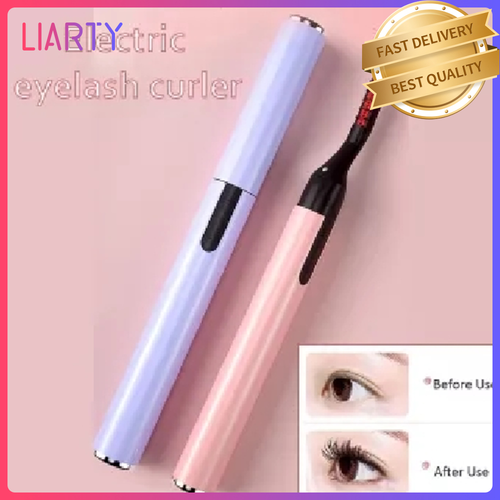 Liarty dụng cụ uốn lông mi chạy điện dụng cụ uốn cong làm nóng bền tạo dáng cho mi cong