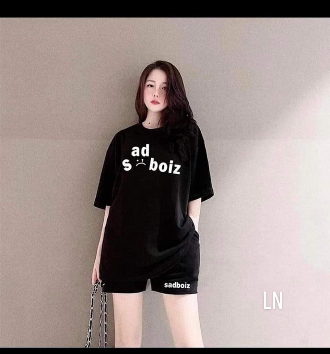 Sét áo đùi sad bozz Chất cotton su,ln