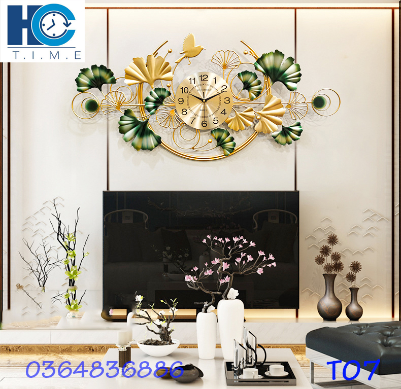 ⭐️ đồng hồ treo tường trang trí decor t07 kích thước 100 x 50 cm⭐️