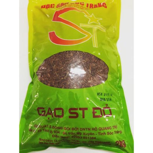 Gạo Lứt ST Đỏ đặc sản Sóc Trăng - túi 2kg