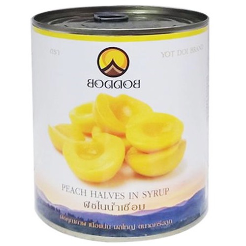 Đào ngâm boddob xuất xứ thái lan - hộp 820gr