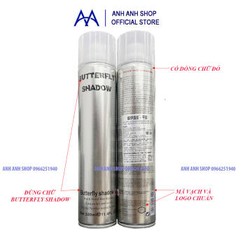 CHÍNH HÃNG GÔM XỊT TÓC BUTTERFLY SHADOW