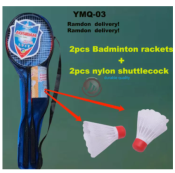 Couple Alloy Badminton Racket Set with Shuttlecocks by YMQ