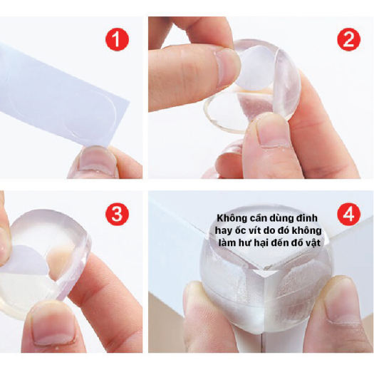 Miếng bọc góc bàn, che cạnh bàn, bọc góc, miếng nhựa dẻo bịt góc bàn, tủ, gường, nẹp góc silicon trong suốt chống va đập an toàn cho bé, miếng dán cạnh bàn, bọc góc cạnh bàn, bọc cạnh bàn silicon, bọc góc bàn nhựa dẻo trong suốt