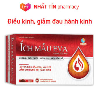 Viên uống hỗ trợ điều hòa kinh nguyệt, giảm đau bụng kinh, giảm rối loạn kinh nguyệt - Hộp 30 viên - Nhất Tín Pharmacy