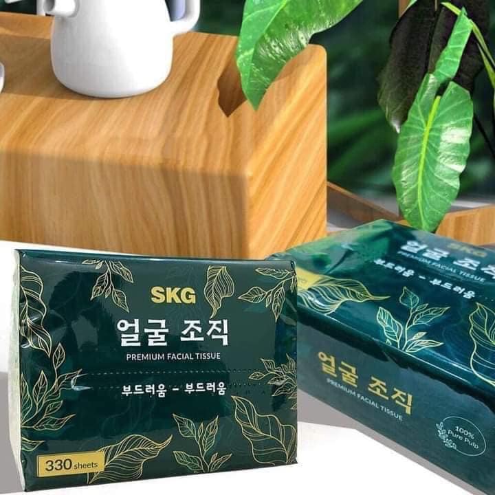 Thùng 30 gói giấy rút trà xanh công nghệ Hàn Quốc SKG - Khăn giấy khô |  CoopOnline.co