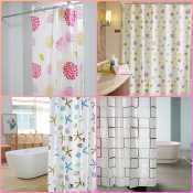 *KHS* Waterproof Non-Transparent Shower Curtain, 180x180cm