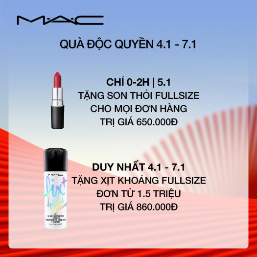 Phấn bắt sáng cấp ẩm và nuôi dưỡng da, tạo hiệu ứng căng bóng sáng khỏe MAC Mineralize Skinfinish 10g