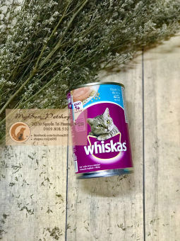 Pate whiskas - Thức ăn ướt cho mèo whiskas lon 400g