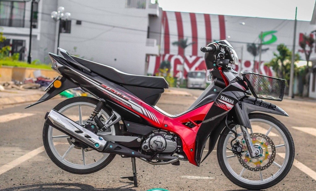 Tem rời xe sirius phiên bản 2014 zin đen đỏ