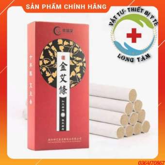 hộp 10 điếu ngải cứu cao cấp 10 năm- nhang ngải cứu 18x200mm