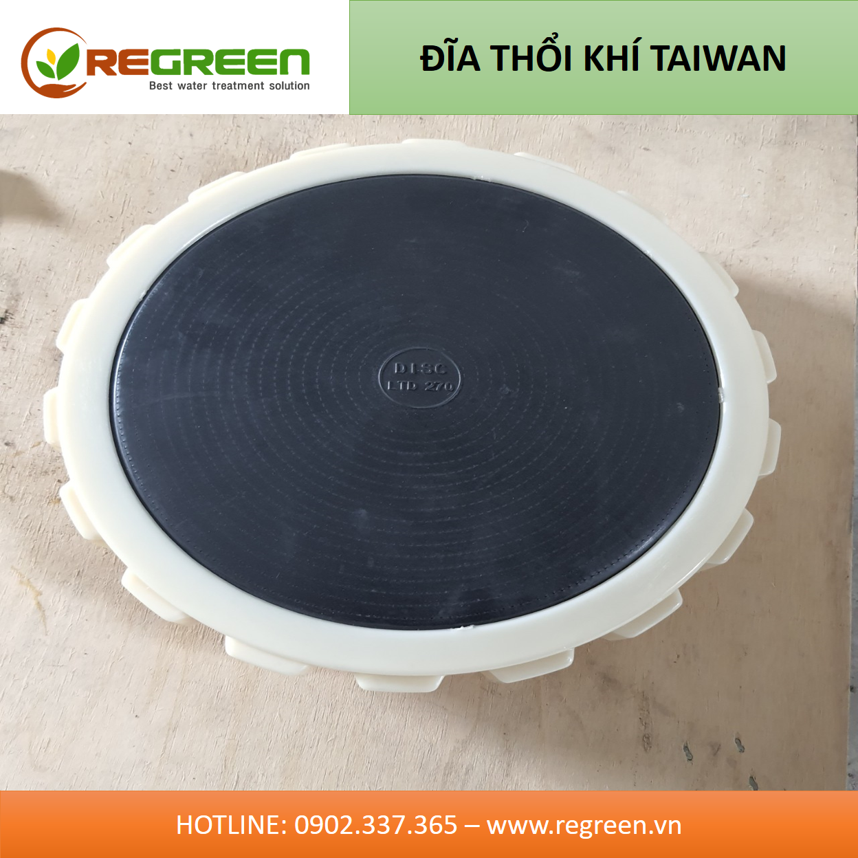 Đĩa thổi khí - đĩa phân phối khí