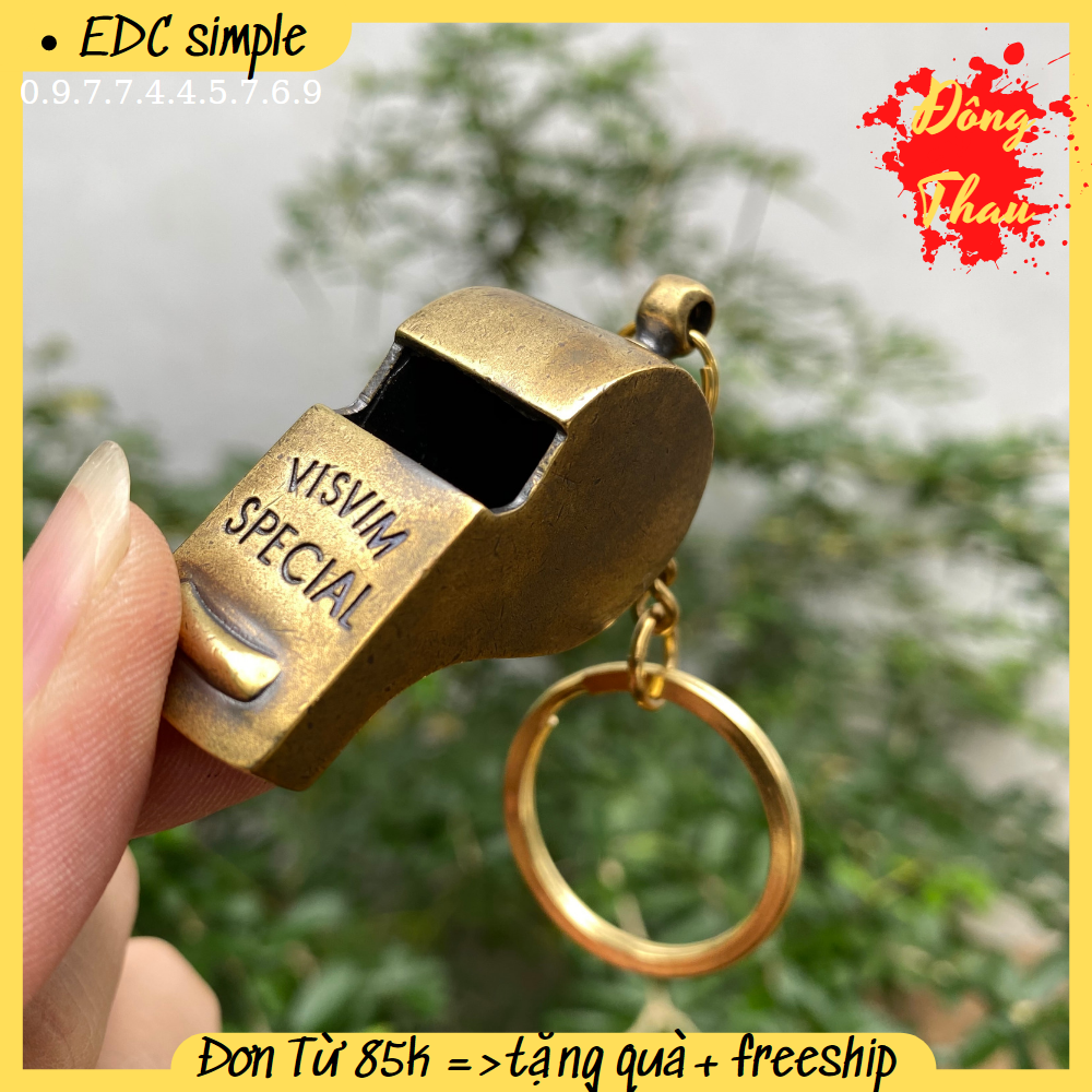 Còi đồng Vsim tiếng thổi lớn vang dùng cho hoạt động ngoài trời