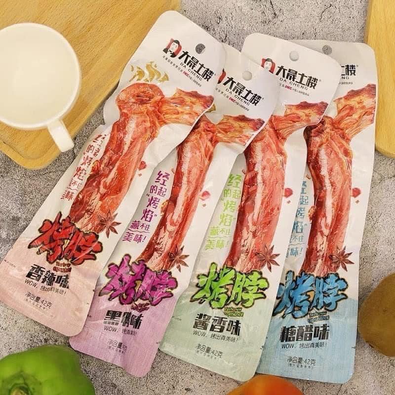 😋😋cổ vịt cay dacheng 😋😋 🍺 đồ ăn vặt nội địa trung quốc