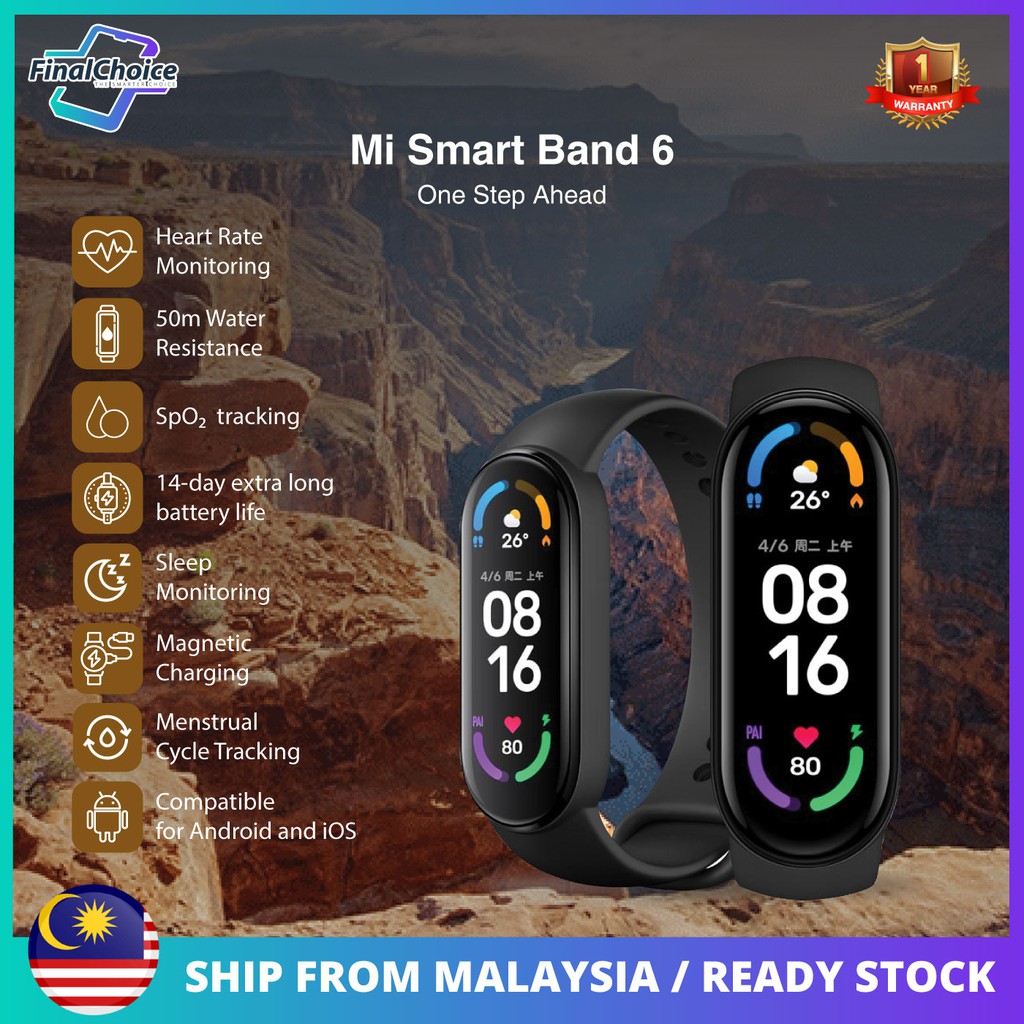 Xiaomi Mi Smart Band 6 Price in Malaysia & Specs - RM125 | TechNave