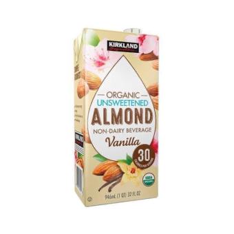 DATE 2022 -SỮA HẠNH NHÂN HỮU CƠ KHÔNG ĐƯỜNG - KIRKLAND SIGNATURE ORGANIC UNSWEETENED ALMOND 946ML