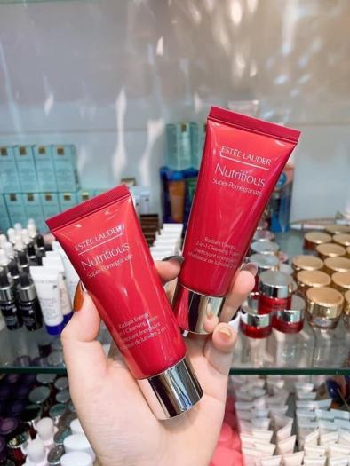 set estee lauder lựu đỏ Nutritious Super-Pomegranate mini, unbox
