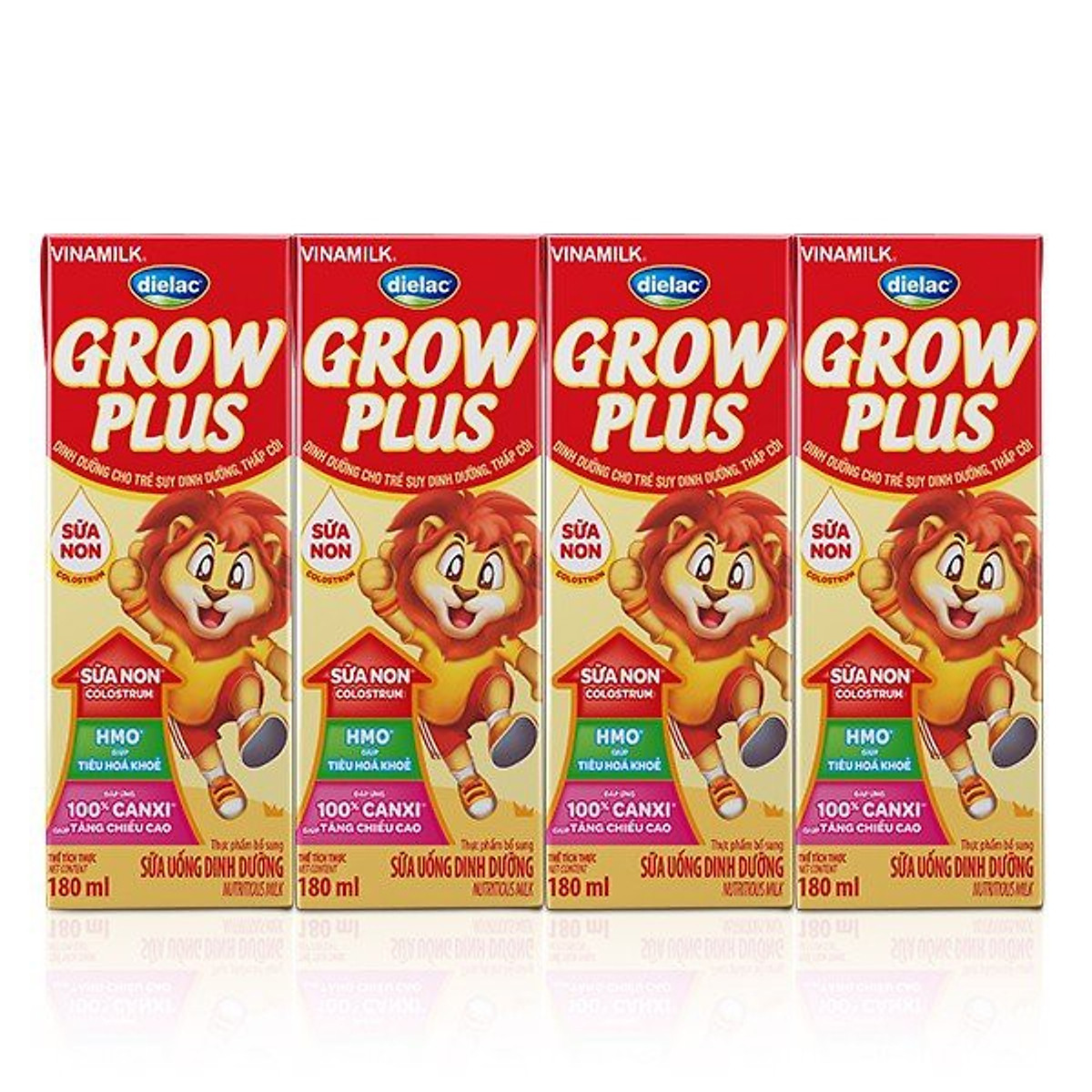 Thùng sữa bột pha sẵn dielac grow plus đỏ 180ml - hsd 15/04/2024