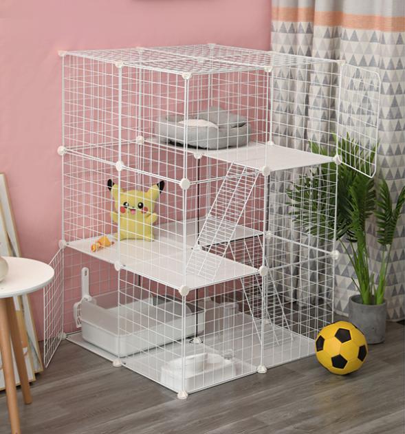 Combo chuồng Chó , Mèo - tự lắp ghép bằng lưới sắt - mèo 3x2x2.