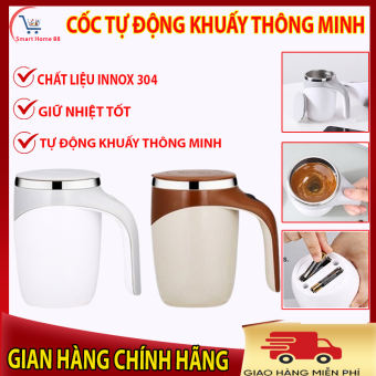 Cốc tự động khuấy thông minh, cốc tự khuấy, ly pha cà phê tự động, cốc cà phê tự khuấy thông minh dung tích 380ml, cốc giữ nhiệt, cốc khuấy từ tính, cốc khuấy café tự động bằng thép không gỉ 304, cốc khuấy tự động, cốc pha đồ uống tự động giữ nhiệt đa năn