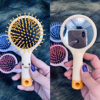 Lượt chuyên dụng chải tóc giả ❤️❤️ FREESHIP ❤️❤️ lượt gương hồng