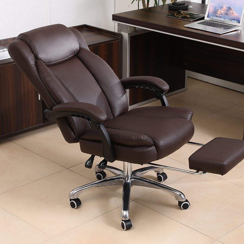 Ghế giám đốc làm việc Ghế xoay văn phòng nga lưng có gác chân và điều chỉnh độ cao Ghế bọc da cao cấp Ghế làm việc, Ghế lãnh đạo, Ghế xoay giám đốc
