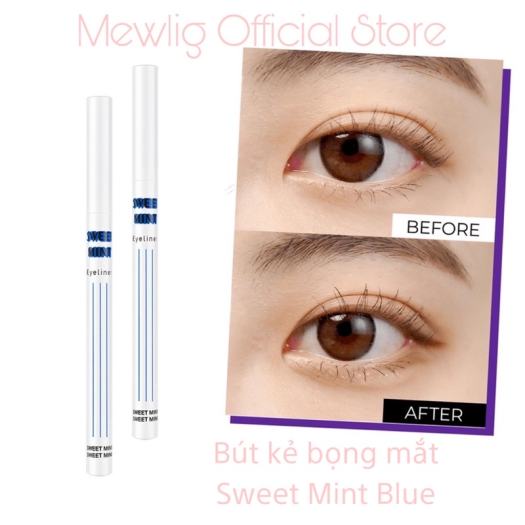 Bút kẻ bọng mắt Sweet Mint Blue tạo bọng mắt, mí mắt, lâu trôi chống nước tiện dụng 0.5g