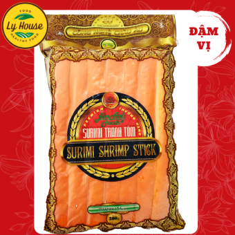 Thanh tôm đông lạnh Liên Anh, chuẩn vị surimi 500g. Thơm ngon, đậm vị, món lạ, ăn liền sau khi chiên. Thương hiệu thực phẩm nổi tiếng, phù hợp quán ăn vặt, an toàn vệ sinh thực phẩm. Chế biến tiện lợi, nhanh chóng Ly House