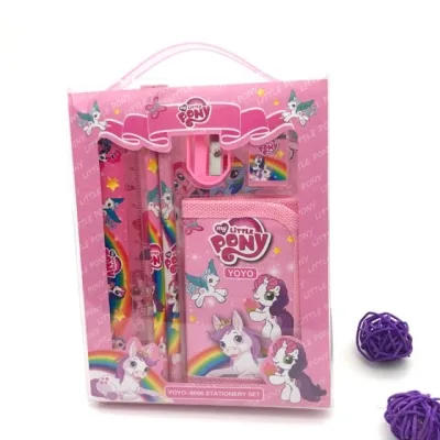6PCS Children Stationery Set Pencil Eraser Rule Wallet Goodie Bag Birthday Gift Children Day Gift (14)