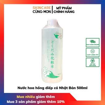 Nước hoa hồng diếp cá Nhật Bản 500ml