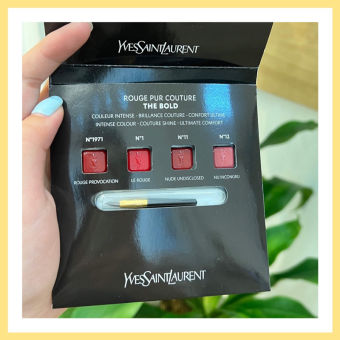 Sample Son YSL Rouge Pur Couture The Bold (4 màu)